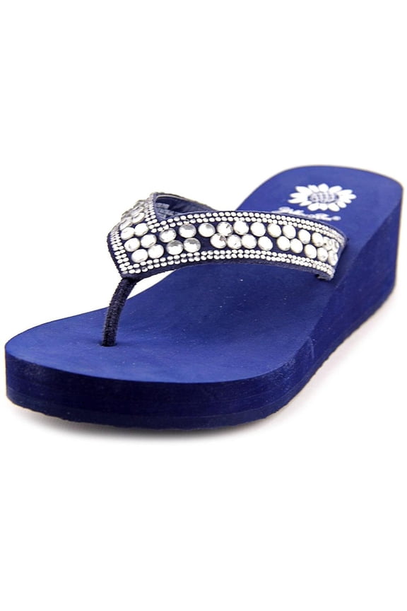 Sparrow Wedge Sandals Clear navy 7 M