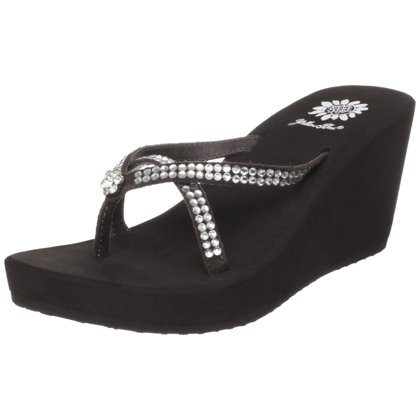 Yellow box gateway wedge best sale sandal