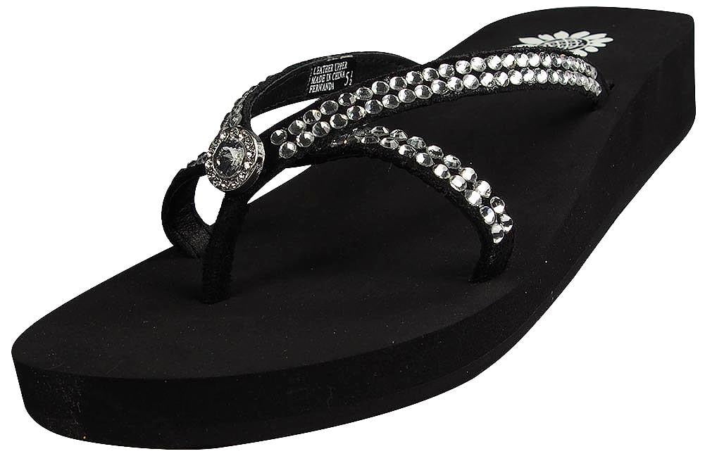 Yellow box stormy flip flops sale
