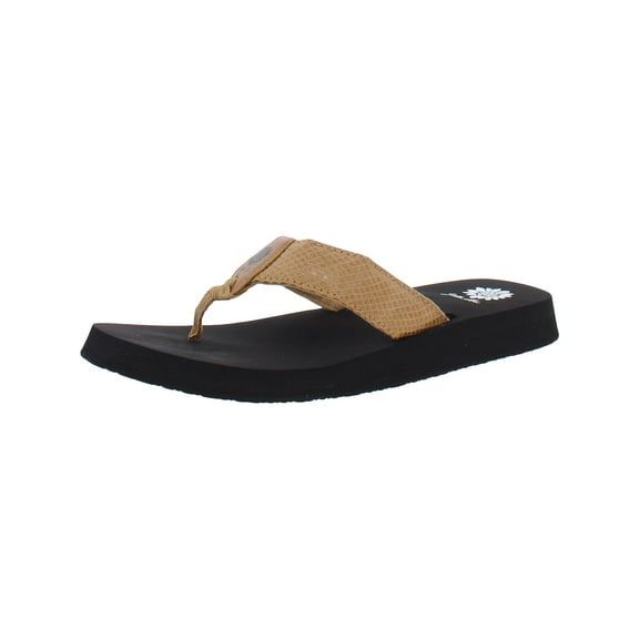 Yellow Box Womens Faya Thong Slide On Flip-Flops