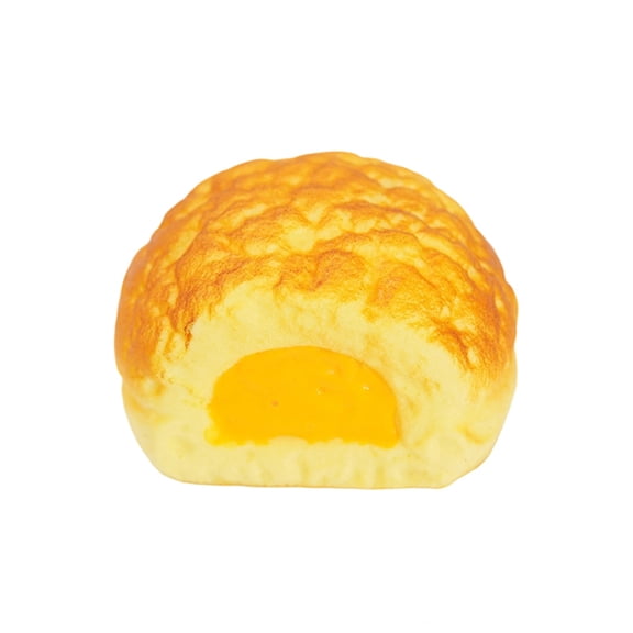Yellow Bread Squishy 3.74" Food Squishies Taba Squishy PU Simulated Slow Rise Squishy Fidget Toys with Fluid Texture Stress Relief Squeeze Toys for Adults