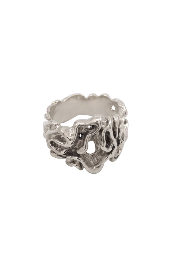Yellow Bronze Free Form Nugget Ring