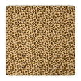 thumbnail image 1 of Yellow and Brown Of Cheetah Print Square Fitted Tablecloth with Elastic Edge,Square Table Cover,Washable Elastic Table Cover for Home Kitchen Party Decor 36"x36", 1 of 6
