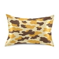 thumbnail image 1 of Yellow Brown Cow Pattern Standard Size Satin Pillowcase 20''x26'' Double-Sided Print Soft Wrinkle Resistant, 1 of 9