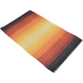 thumbnail image 1 of Yellow Brown Geometric Area Rug 27 x 45" - Accent Cotton Rug for Kitchen Entry Door Bathroom Indoor Non Slip Bath Rugs, 1 of 1