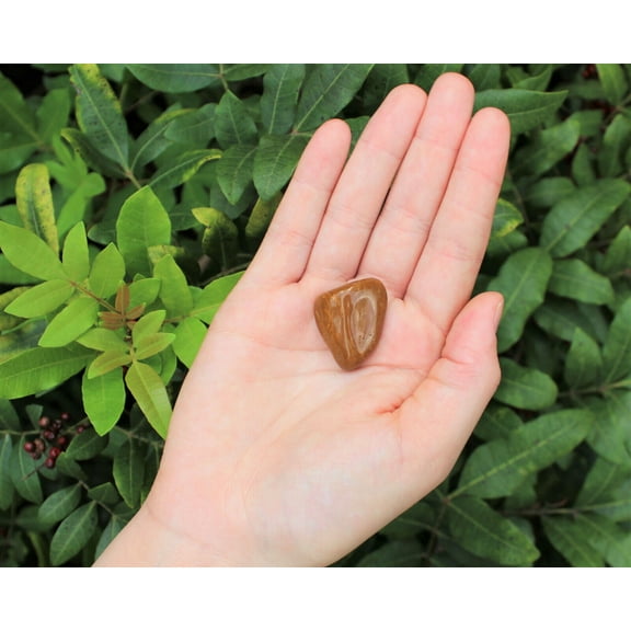 Yellow / Brown Jasper Tumbled Stones, Medium (Crystal Healing Yellow Jasper)