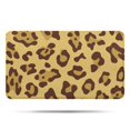 thumbnail image 1 of Yellow and Brown Of Leopard Print Bathroom Rugs Mat,Non Slip Microfiber Bathroom Rug,Rubber Backing,Soft Bathroom Mats for Bathroom Floor,Tub and Shower,17x30in(43x75cm), 1 of 5