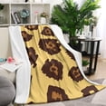 thumbnail image 1 of Yellow and Brown Of Leopard Print Blanket,Comfortable Soft Lamb Wool Throw Blanket,All Season,Warm Lightweight Blankets for Sofa Bed Couch Living Room Chair,60"x80", 1 of 4