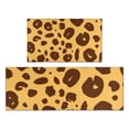 thumbnail image 1 of Yellow and Brown Of Leopard Print Kitchen Rugs Sets Of 2,Anti Fatigue Kitchen Mat Rugs Non Slip Washable,Decorative Kitchen Floor Mats for Kitchen,Sink,Laundry,17"x30"+17"x47", 1 of 7