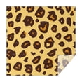 thumbnail image 1 of Yellow and Brown Of Leopard Print Square Tablecloth,Waterproof Square Table Cover,Wipeable Spillproof Washable Table Cover for Home Kitchen Party Decor 60"x60"(152x152cm), 1 of 6