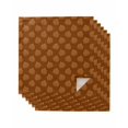thumbnail image 1 of Yellow Brown Pumpkins Fall Cloth Napkins Set of 6 Reusable Dinner Napkins, Thanksgiving Botanical Modern Art Cocktail Napkin Washable Table Napkins for Wedding/Holiday Party/Baby Shower 20"x20", 1 of 7