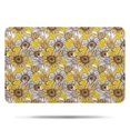 thumbnail image 1 of Yellow Brown Sunflower Pattern Bathroom Rugs Mat,Non Slip Microfiber Bathroom Rug,Rubber Backing,Soft Bathroom Mats for Bathroom Floor,Tub and Shower,17x27in(43x68cm), 1 of 5