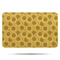 thumbnail image 1 of Yellow Brown Sunflower Pattern Bathroom Rugs Mat,Non Slip Microfiber Bathroom Rug,Rubber Backing,Soft Bathroom Mats for Bathroom Floor,Tub and Shower,17x27in(43x68cm), 1 of 5