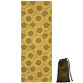 thumbnail image 1 of Yellow Brown Sunflower Pattern Hot Yoga Mat Towel Non Slip for Hot Yoga - Quick-Drying Yoga Mat Cover with 4 Corner Pockets with Travel Bag - Hot Yoga Towel Non Slip 70"x26", 1 of 6