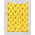 thumbnail image 1 of Yellow Brown Tapestry, Fall Scenery Natural Beauty in Tangerine Toned Trees Repeatedly, Wall Hanging for Bedroom Living Room Dorm Decor, 60W X 80L Inches, Mustard Taupe and Orange, by Ambesonne, 1 of 2