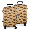 thumbnail image 1 of Yellow Buffalo Mountain Pattern Luggage Cover Fashion Suitcase Cover Baggage Covers Fit 25-28 Inch Luggage (Go Travel), 1 of 5