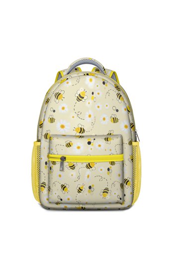 Ava Cute Bee Backpack Amazon.com | PAKKITOP Bee Backpack for Girls Boys, 16 main image 2