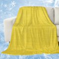 thumbnail image 1 of Yellow Burlap Texture Cooling Blanket, Lightweight Breathable Summer Throw Blanket with Double Sided Cold Effect, Farmhouse Vintage Yellow Picnic Beach Blankets Bed Sheet for Hot Sleepers 30"x40", 1 of 8