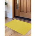 thumbnail image 1 of Yellow Burlap Texture Door Mat&nbsp;Indoor Outdoor Entrance, Non Slip Small Rug for Kitchen Bathroom Entryway Rug, Farmhouse Vintage Yellow Washable Doormat Floor Mat for Office Home Decor 18x30 Inch, 1 of 8