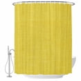 thumbnail image 1 of Yellow Burlap Texture Shower Curtain, Waterproof Shower Curtains for Bathroom, Farmhouse Vintage Yellow Washable Fabric Bathtub Curtain Set Bath Decor with 12 Hooks Extra Long 72"x96", 1 of 8
