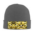 thumbnail image 1 of Yellow Camouflage Beanie Hat Men Women Warm Printed Cap Knit Beanies Hats Outdoor Winter Deep Heather, 1 of 6