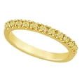 thumbnail image 1 of Yellow Canary Diamond Stackable Ring Band 14k Yellow Gold (0.25 ct), 1 of 6