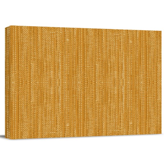 Yellow Canvas Print Wall Art, Country Vintage Minimalist Solid Color Backdrop Wall Decor Modern Artwork Paintings Pictures for Living Room Stretched and Framed Ready to Hang - 12" x 16"