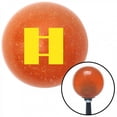 thumbnail image 1 of Yellow Captain Orange Metal Flake Shift Knob with M16 x 1.5 Insert Shifter Auto, 1 of 1