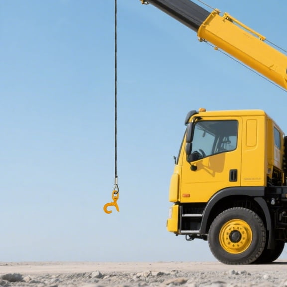 Yellow Carbon Steel 9/16" * 150ft Wire Rope With Self-Locking Hook Winch Trailer Safety Cable Bearing 4400lbs