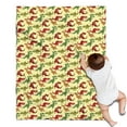 thumbnail image 1 of Yellow Cartoon Dinosaurs Pattern Blanket,Comfortable Soft Flannel Throw Blanket,All Season,Warm Lightweight Blankets for Sofa Bed Couch Living Room Chair,30"x40", 1 of 4