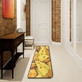 thumbnail image 1 of Yellow Cheese Runner Rug Ares Rug Non-Slip Laundry Rug 72×24 inch Soft Washable for Bedroom Bathroom Kitchen Living Room, 1 of 6