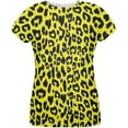 thumbnail image 1 of Yellow Cheetah Print All Over Womens T-Shirt - X-Large, 1 of 2