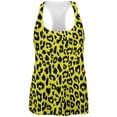 thumbnail image 1 of Yellow Cheetah Print All Over Womens Work Out Tank Top - X-Large, 1 of 1