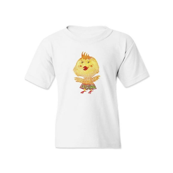 Yellow Chicken T-Shirt Juniors -Image by Shutterstock,  Large