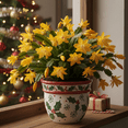 thumbnail image 1 of Yellow Christmas Cactus Live Plant, Christmas Cactus Plant, Yellow Flower Tree in 3 inch Pot for Indoor Houseplant, 1 of 6