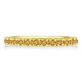 thumbnail image 1 of Yellow Citrine Wedding Engagement Eternity Stackable Band Ring 925 Sterling Silver Yellow Gold Plated Gemstone Jewelry For Women Gift, 1 of 5