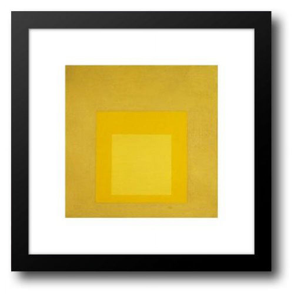 Yellow Climate (Homage To The Square), 1 20x20 Framed Art