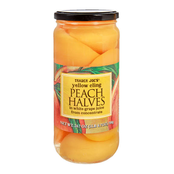 Yellow Cling Peach Halves 24.7 Oz