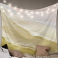 thumbnail image 1 of Yellow Coastal Wave Tapestry for Bedroom Wall Hanging Tapestry, Summer Modern Ocean Beach Ceiling Backdrop Tapestries Poster Blanket Wall Decor for Teens Room Living Room Dorm 59" x 90", 1 of 8