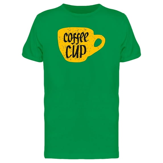 Yellow Coffee Cup Tee Men's -Image by Shutterstock