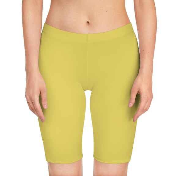 Yellow Color Biker Shorts, Yellow Biker Shorts 2