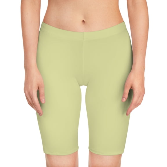 Yellow Color Biker Shorts, Yellow Biker Shorts 6