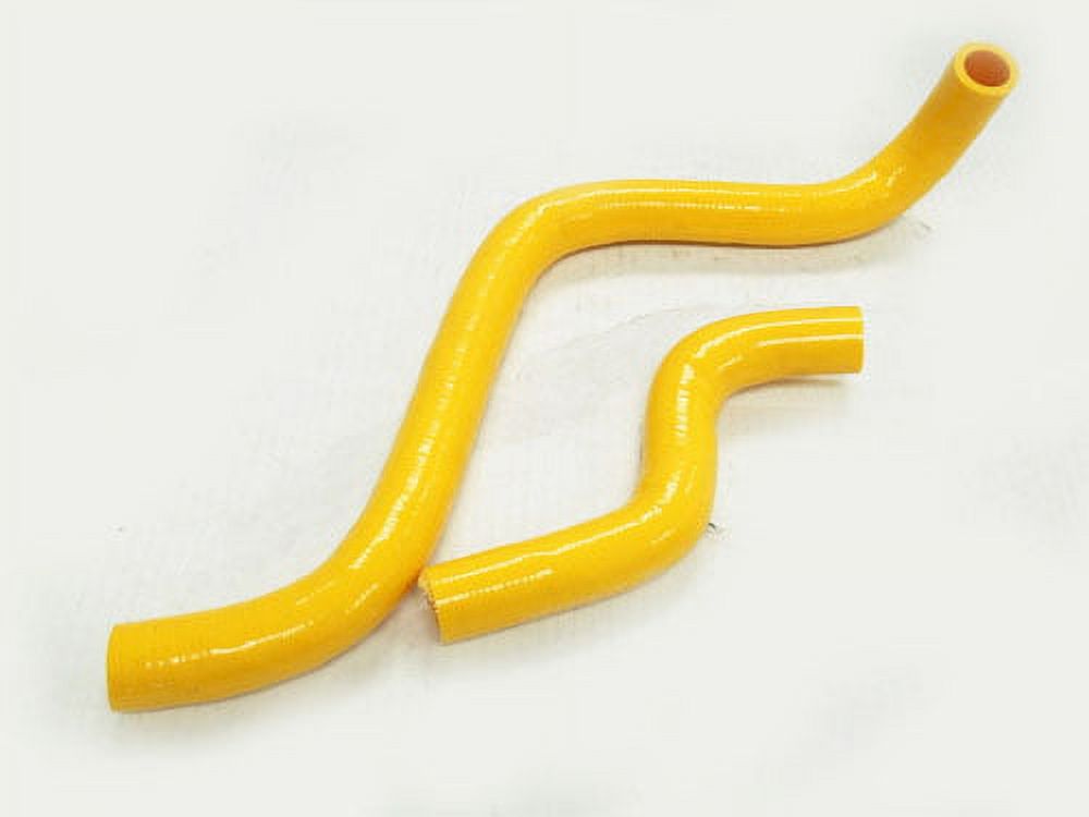 Yellow Colored Radiator Hose Fitment For 92 thru 95 Honda Civic DX/LX
