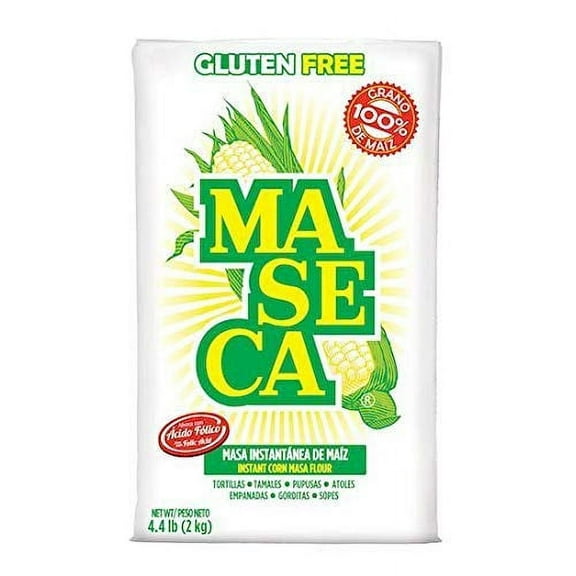 Maseca Instant Yellow Corn Masa Flour, Gluten-free, 2.2 lb (3 Pack)