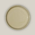 thumbnail image 1 of Round | Yellow Cream Ceramic Plant Saucer | High Fired Ecofriendly Clay - Sizes 8"-24" - FREE SHIPPING (11.5"W, YellowCream), 1 of 12