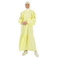 thumbnail image 1 of Yellow - Crew neck - Unlined - Modest Dress - Benin, 1 of 5