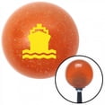 thumbnail image 1 of Yellow Cruiseship Orange Metal Flake Shift Knob with M16 x 1.5 Insert Shifter Auto Brody, 1 of 1