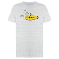 thumbnail image 1 of Yellow Cute Submarie And Fishes Tee Men's -Image by Shutterstock, 1 of 2