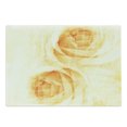 thumbnail image 1 of Yellow Cutting Board, Rose Flower in Watercolor Effect Romantic Girly Classic Style Design Print, Decorative Tempered Glass Cutting and Serving Board, Large Size, Yellow and Beige, by Ambesonne, 1 of 1