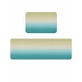 thumbnail image 1 of Yellow Cyan Kitchen Mats for Floor 2 Piece, Turquoise Gradient Absorbent Non-Slip Kitchen Rugs Comfort Standing Mat for Laundry, Hallways 23.6"x35.4"+23.6"x70.9", 1 of 9